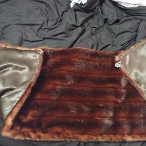 Faux fur wrap